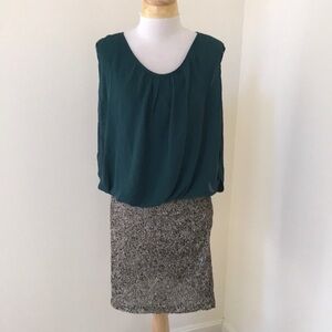 NWT!MM Couture large green sequined dress.